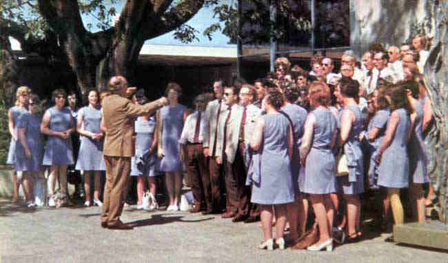 Picture of Choir at Eugene, Oregon, USA