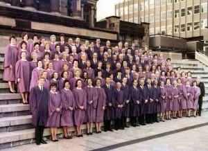 Picture of Choir in 1975